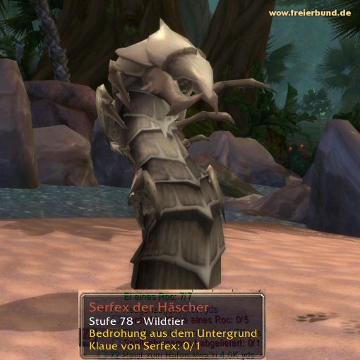Serfex der Häscher (Serfex the Reaver) Monster WoW World of Warcraft  2
