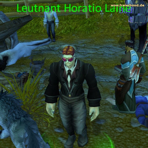 Leutnant Horatio Laine (Lieutenant Horatio Laine) Quest NSC WoW World of Warcraft  2