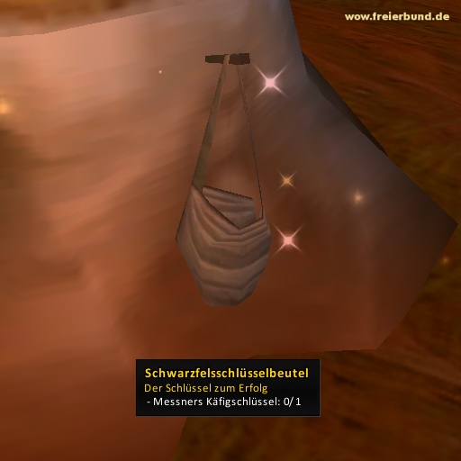 Schwarzfelsschlüsselbeutel (Blackrock Key Pouch) Quest-Gegenstand WoW World of Warcraft  2