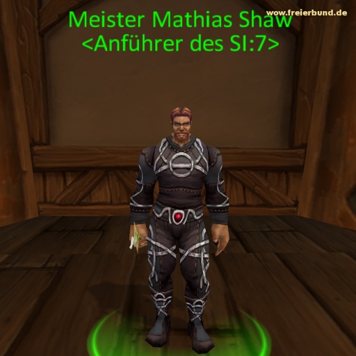 Meister Mathias Shaw (Master Mathias Shaw) Quest NSC WoW World of Warcraft  2