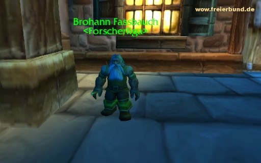 Brohann Fassbauch (Brohann Caskbelly) Quest NSC WoW World of Warcraft  2