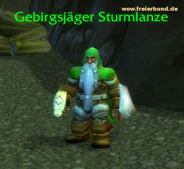 Gebirgsjäger Sturmlanze (Mountaineer Stormpike) Quest NSC WoW World of Warcraft  2