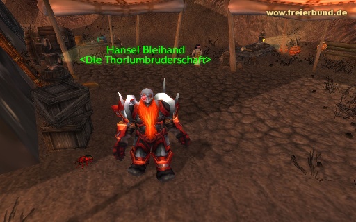 Hansel Bleihand (Hansel Heavyhands) Quest NSC WoW World of Warcraft  2