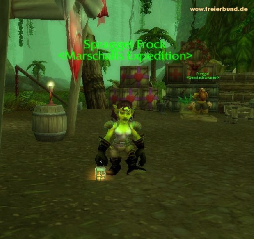 Spraggel Frock (Spraggle Frock) Quest NSC WoW World of Warcraft  2