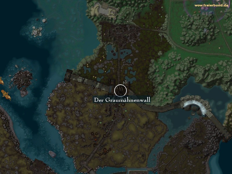 Der Graumähnenwall (The Greymane Wall) Landmark WoW World of Warcraft 