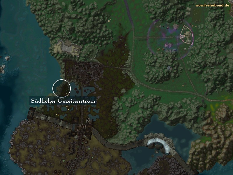 Südlicher Gezeitenstrom (South Tide's Run) Landmark WoW World of Warcraft 