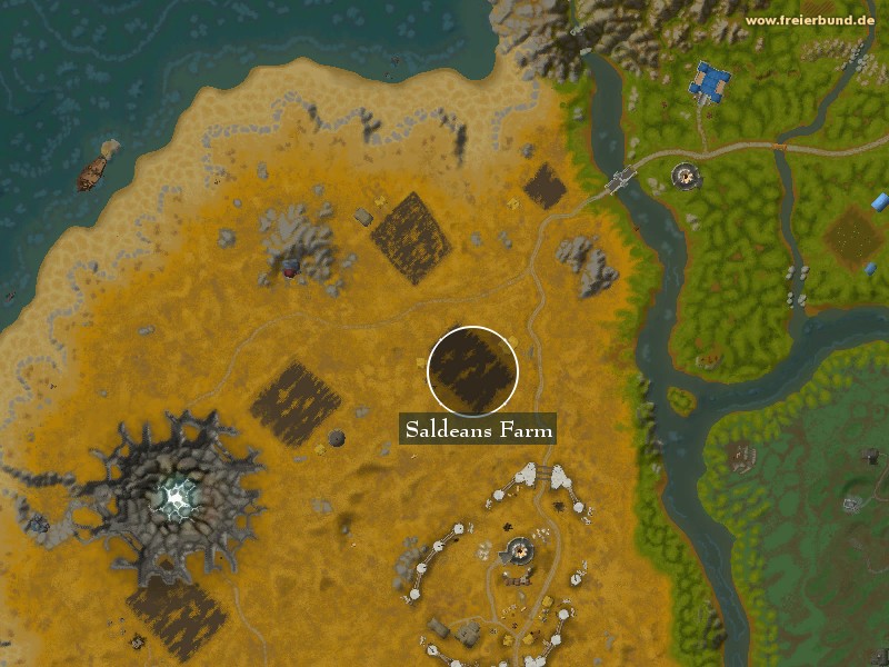 Saldeans Farm (Saldean's Farm) Landmark WoW World of Warcraft 