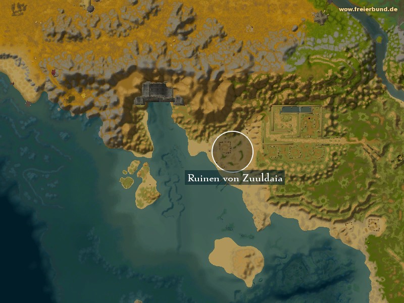 Ruinen von Zuuldaia (Zuuldaia Ruins) Landmark WoW World of Warcraft 