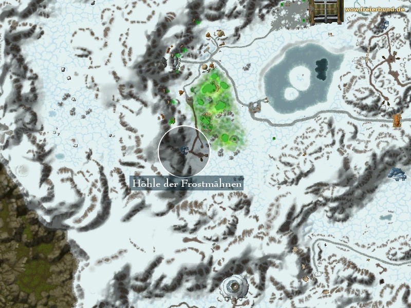 Höhle der Frostmähnen (Frostmane Hold) Landmark WoW World of Warcraft 