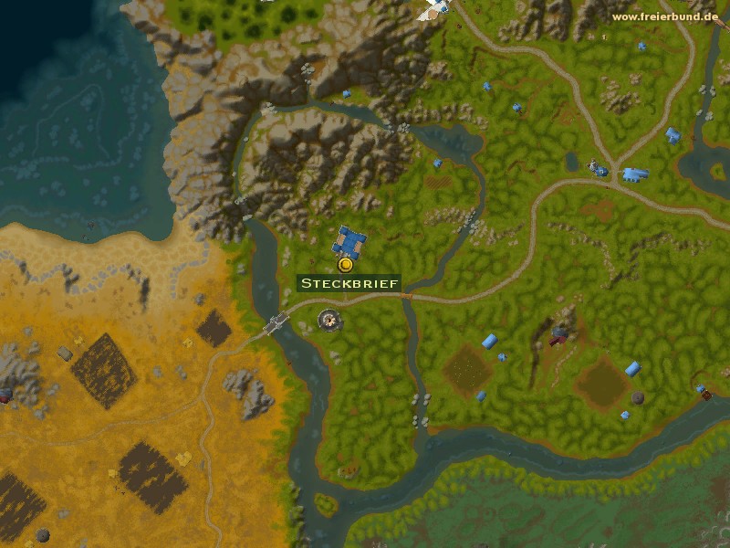 Steckbrief (Wanted) Quest-Gegenstand WoW World of Warcraft 