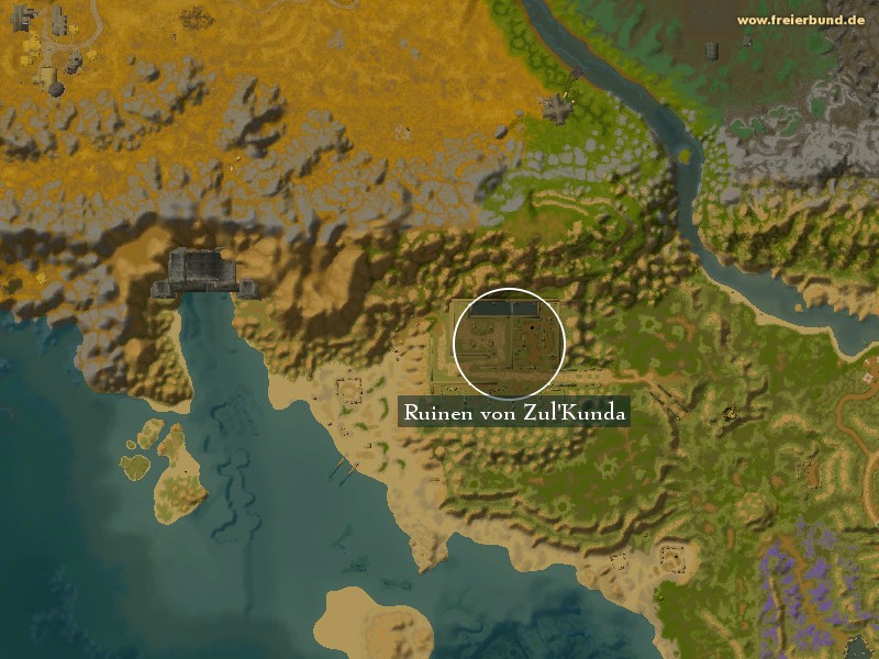 Ruinen von Zul'Kunda (Zul'Kunda Ruins) Landmark WoW World of Warcraft 