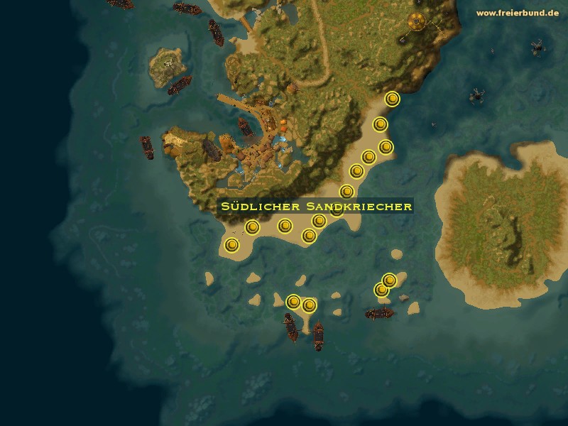 Südlicher Sandkriecher (Southern Sand Crawler) Monster WoW World of Warcraft 