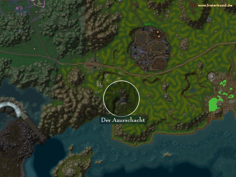 Der Azurschacht (Azurlode Mine) Landmark WoW World of Warcraft 