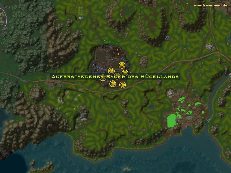 Auferstandener Bauer des Hügellands (Risen Hillsbrad Peasant) Monster WoW World of Warcraft 