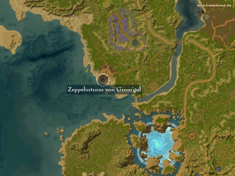 Zeppelinturm von Grom'gol (Grom'gol Zeppelin Tower) Landmark WoW World of Warcraft 