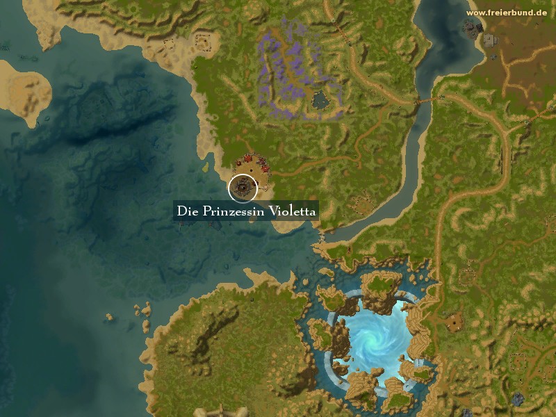 Die Prinzessin Violetta (The Prinzes Violetta) Landmark WoW World of Warcraft 