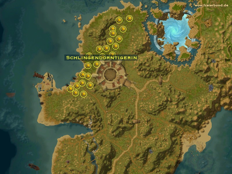 Schlingendorntigerin (Stranglethorn Tigress) Monster WoW World of Warcraft 