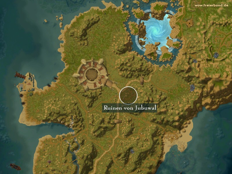 Ruinen von Jubuwal (Jubuwal Ruins) Landmark WoW World of Warcraft 