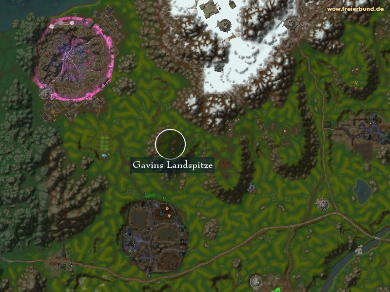 Gavins Landspitze (Gavin's Naze) Landmark WoW World of Warcraft 