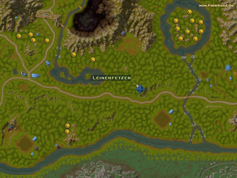 Leinenfetzen (Linen Scrap) Quest-Gegenstand WoW World of Warcraft 