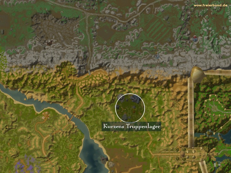 Kurzens Truppenlager (Kurzen's Compound) Landmark WoW World of Warcraft 