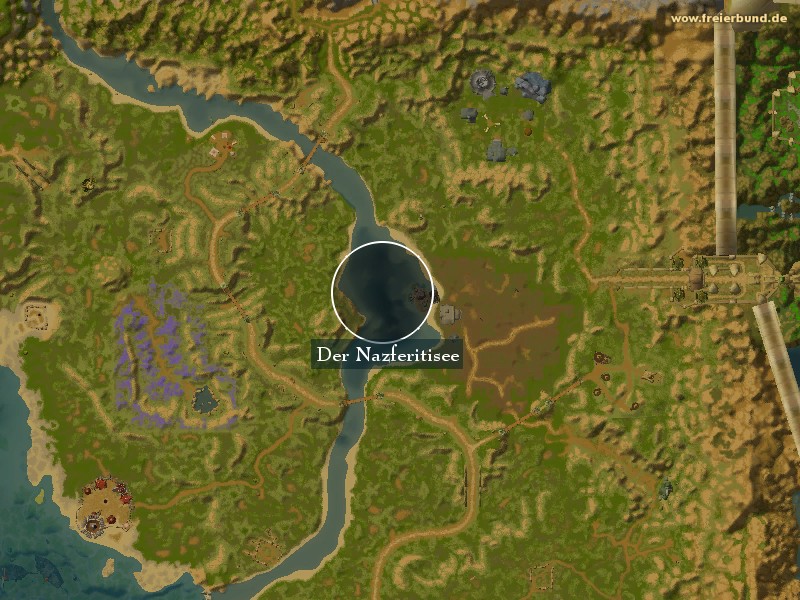 Der Nazferitisee (Lake Nazferiti) Landmark WoW World of Warcraft 