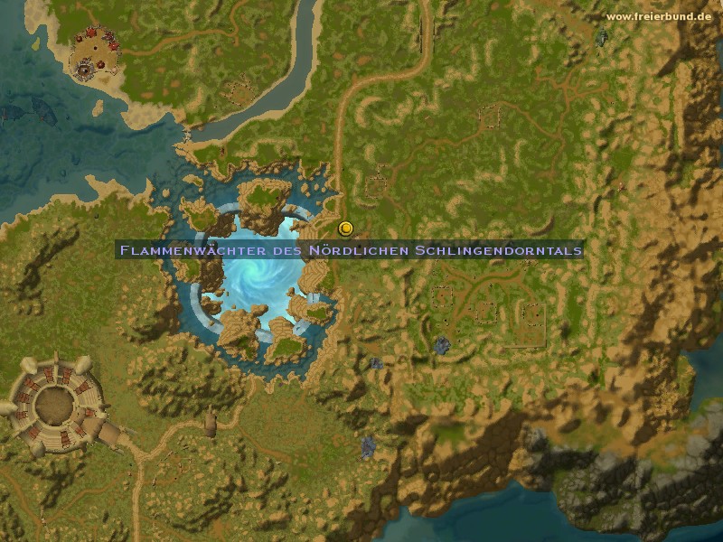 Flammenwächter des Nördlichen Schlingendorntals (Northern Stranglethorn Flame Warden) Quest NSC WoW World of Warcraft 