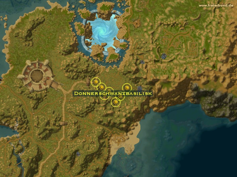 Donnerschwanzbasilisk (Thrashtail Basilisk) Monster WoW World of Warcraft 