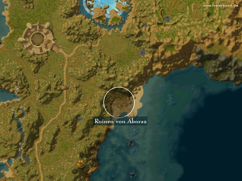 Ruinen von Aboraz (Aboraz Ruins) Landmark WoW World of Warcraft 