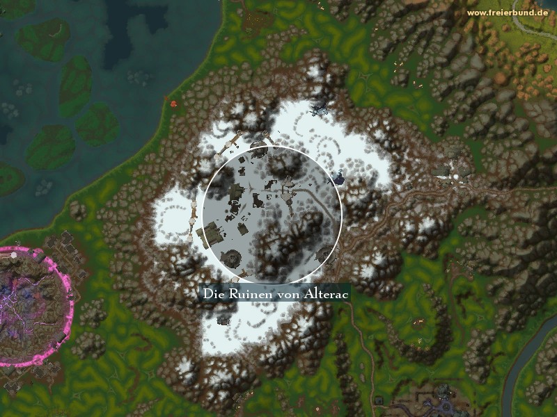 Die Ruinen von Alterac (Ruins of Alterac) Landmark WoW World of Warcraft 