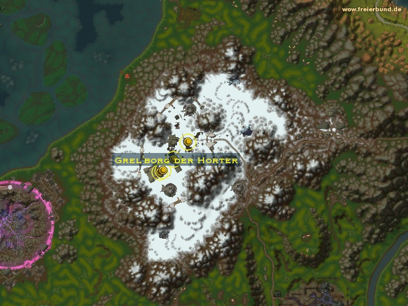 Grel'borg der Horter - Monster - Map & Guide Freier Bund - of Warcraft