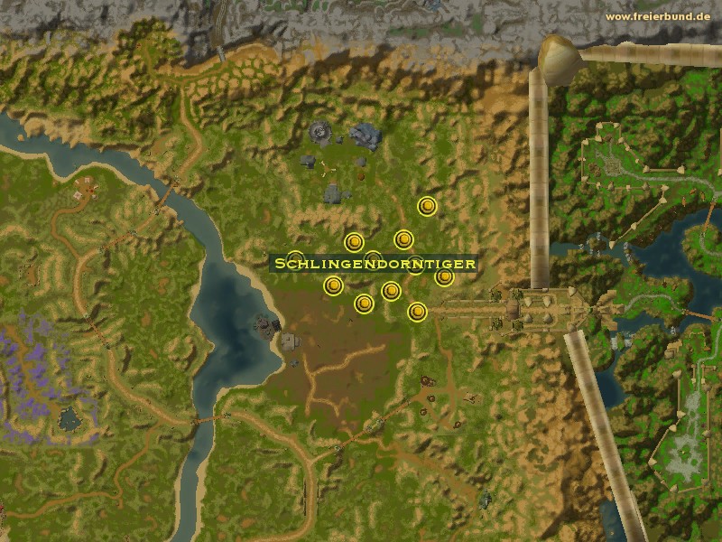 Schlingendorntiger (Stranglethorn Tiger) Monster WoW World of Warcraft 