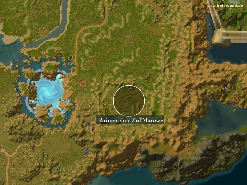 Ruinen von Zul'Mamwe (Zul'Mamwe Ruins) Landmark WoW World of Warcraft 