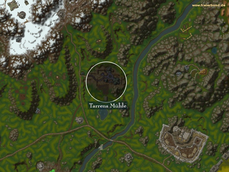 Tarrens Mühle (Tarren Mill) Landmark WoW World of Warcraft 