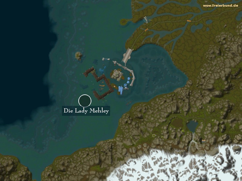 Die Lady Mehley (The Lady Mehley) Landmark WoW World of Warcraft 