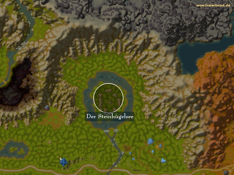 Der Steinhügelsee (Stone Cairn Lake) Landmark WoW World of Warcraft 