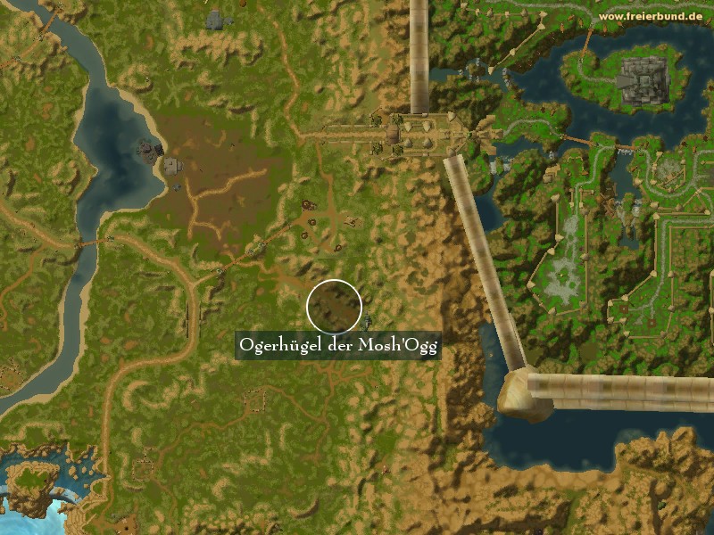 Ogerhügel der Mosh'Ogg (Mosh'Ogg Ogre Mound) Landmark WoW World of Warcraft 