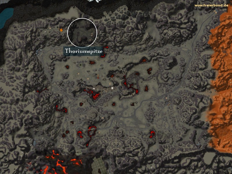 Thoriumspitze (Thoriumpoint) Landmark WoW World of Warcraft 