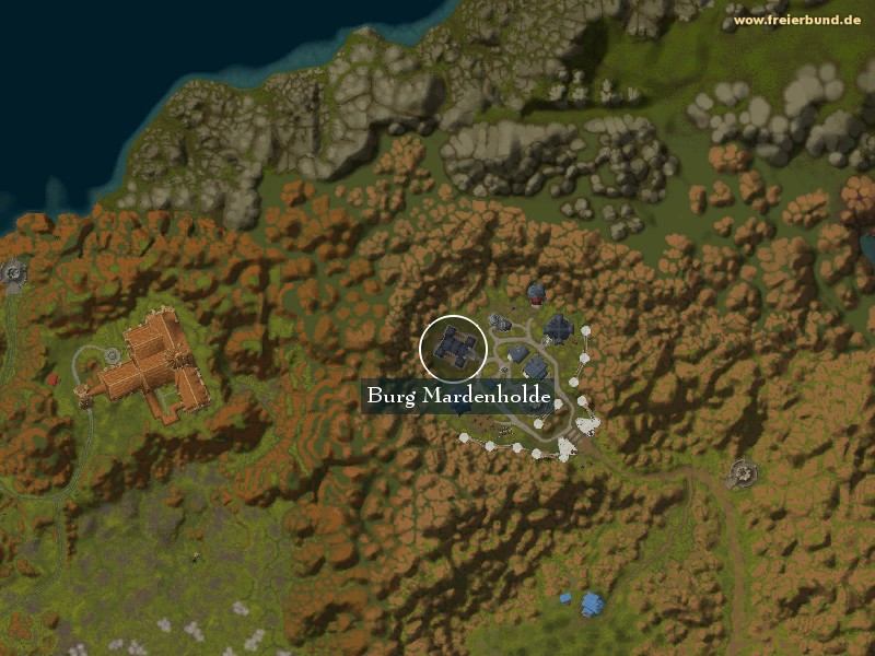 Burg Mardenholde (Mardenholde Keep) Landmark WoW World of Warcraft 