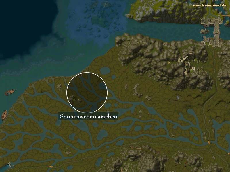 Sonnenwendmarschen (Sundown Marsh) Landmark WoW World of Warcraft 