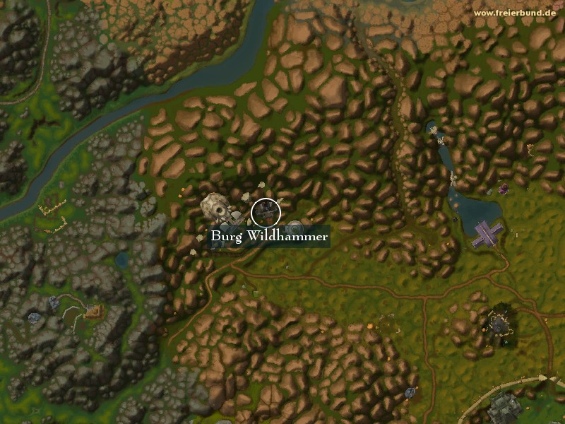 Burg Wildhammer (Wildhammer Keep) Landmark WoW World of Warcraft 