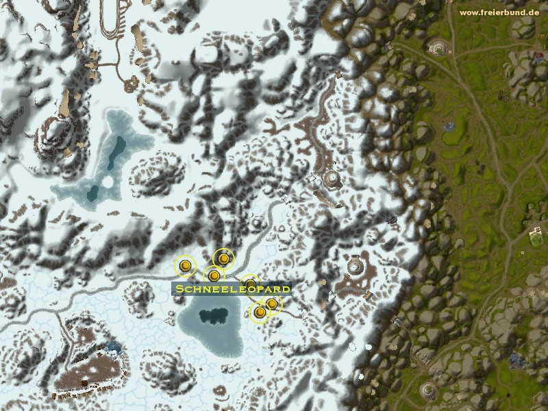 Schneeleopard (Snow Leopard) Monster WoW World of Warcraft 