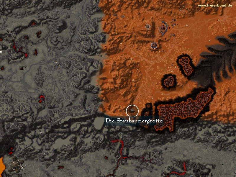 Die Staubspeiergrotte (Dustbelch Grotto) Landmark WoW World of Warcraft 