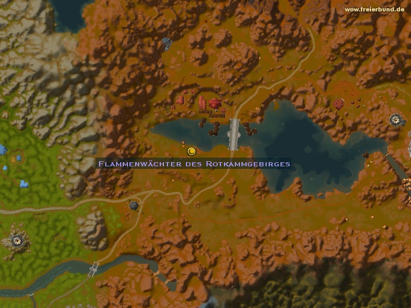 Flammenwächter des Rotkammgebirges (Redridge Flame Warden) Quest NSC WoW World of Warcraft 