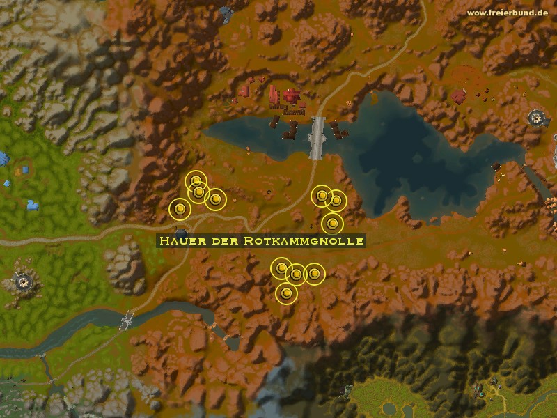 Hauer der Rotkammgnolle (Redridge Basher) Monster WoW World of Warcraft 