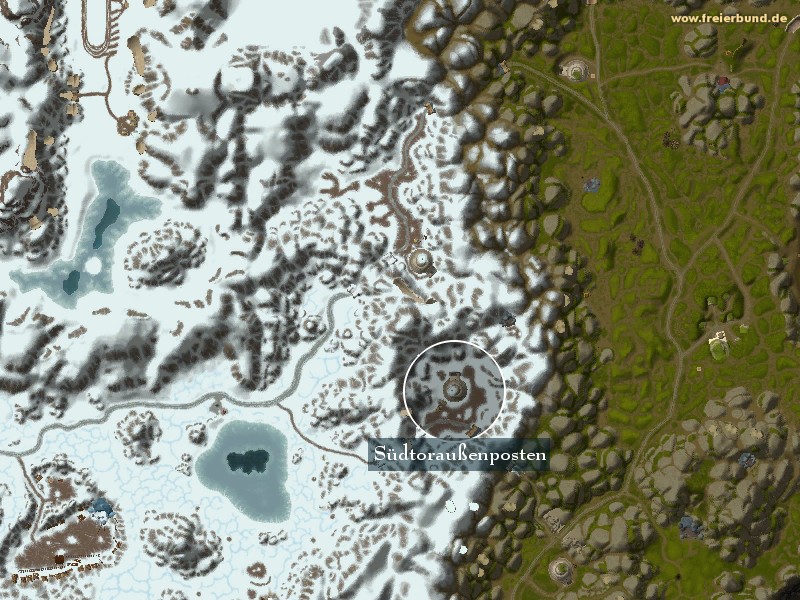 Südtoraußenposten (Southern Gate Outpost) Landmark WoW World of Warcraft 