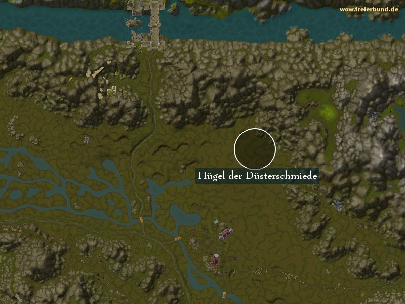Hügel der Düsterschmiede (Direforge Hill) Landmark WoW World of Warcraft 