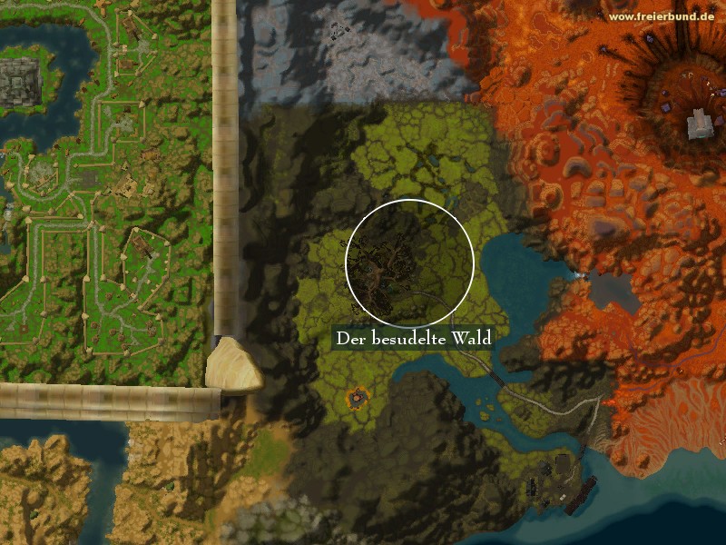 Der besudelte Wald (The Tainted Forest) Landmark WoW World of Warcraft 