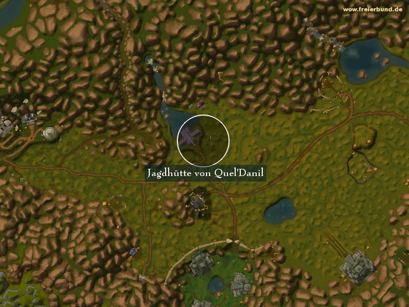 Jagdhütte von Quel'Danil (Quel'Danil) Landmark WoW World of Warcraft 