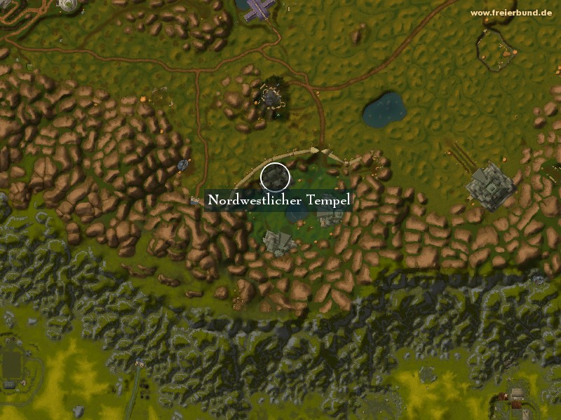 Nordwestlicher Tempel (Northwestern Temple) Landmark WoW World of Warcraft 
